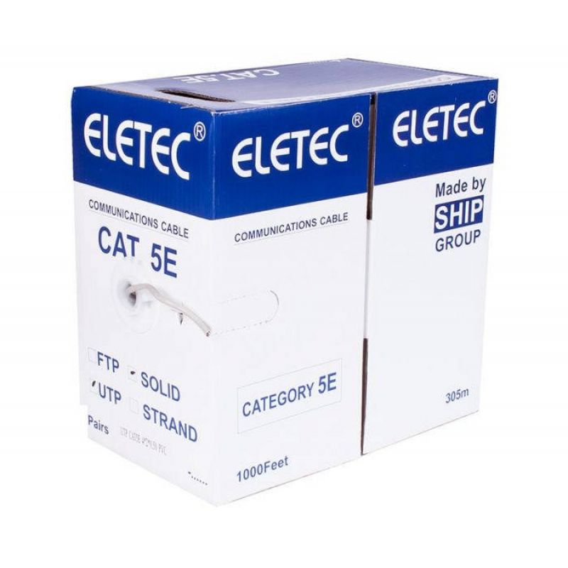 Кабель FTP 5E 10х2хAWG24, медь (305м/бухта) ELETEC