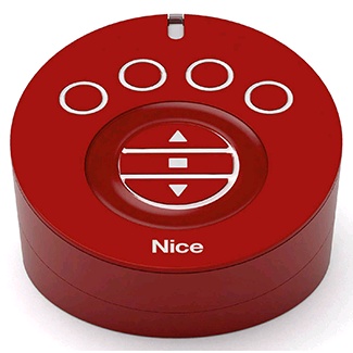 NICE AG4R Портативный радиопередатчик 4 канальный, красный, с поддержкой фунции диммер и мое любимое положение. Питание 2АА 1.2V с базой для зарядки.