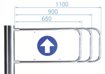 PERCo - AG - 1100 створка для стойки калитки PERCo - WMD - 05S