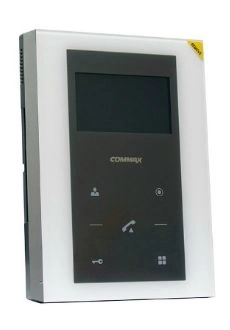 COMMAX CMV-43S (White) Монитор цветного видеодомофона, 4.3&quot;, TFT LCD, PAL/NTSC,без трубки (Hands Free), накладное крепление, подключение 2-х вызывных блоков и трубки DP-4VHP, вызов и связь &quot;трубка-монитор&quot;, возможно использование в многоквартирной систем