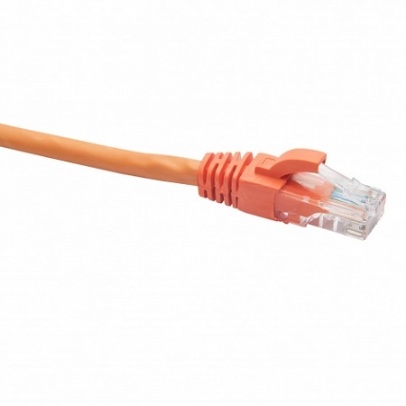 RJ45-RJ45 U/UTP Cat.5e LSZH нг(А)-HF (DR-181817), Патч-корд (коммутационный шнур) 7м, оранжевый