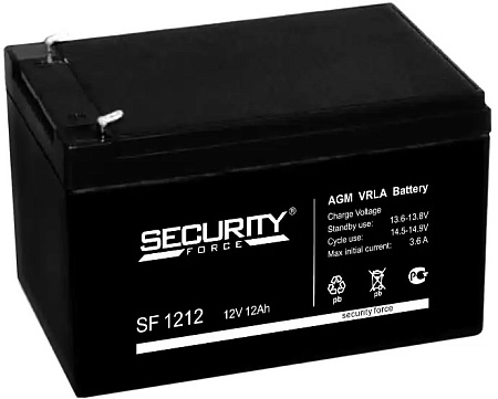 Security Force (SF) SF1212 аккумулятор герметичный, свинцовый