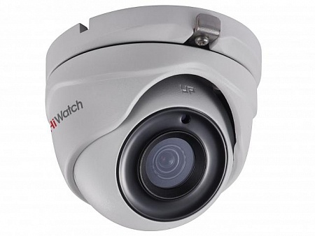 HiWatch DS-T503 (B) (2.8) 5Mp Уличная видеокамера, 1/2.5&quot; CMOS, 85.5°, 2592x1944@20к/с, 2560x1440/1920x1080@25к/с, ИК-фильтр, 0.01 Лк@F1.2, OSD/DWDR/BLC/DNR/EXIR Smart ИК, видеовыход: 1хHD-TVI, EXIR-подсветка до 20м, DC12V±15%, 5Вт, -40 до +60°С, IP67