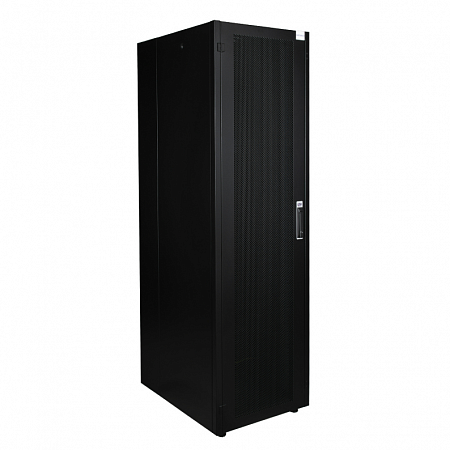 DATAREX 19&quot;, 47U 600х800, перед. дв. перф., задн. стен. перф., чер. Шкаф нап.
