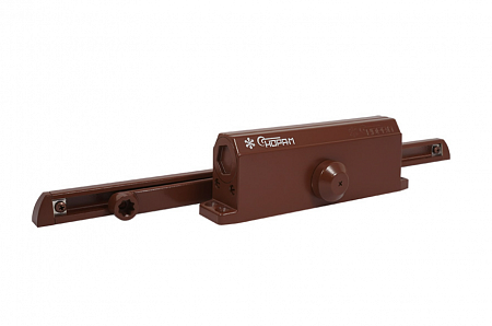 Доводчик НОРА-М №4S Slider (коричневый) (от 70 до 110 кг/1350мм) морозостойкий, от -45 °С до +60 °С, со скользящей тягой 