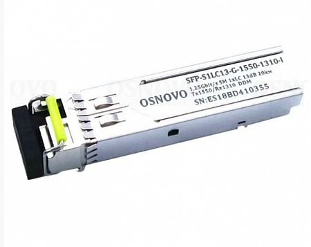 Osnovo SFP-S1LC13-G-1550-1310-I Оптический SFP-модуль